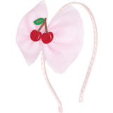 Cherry Tulle Bow Headband