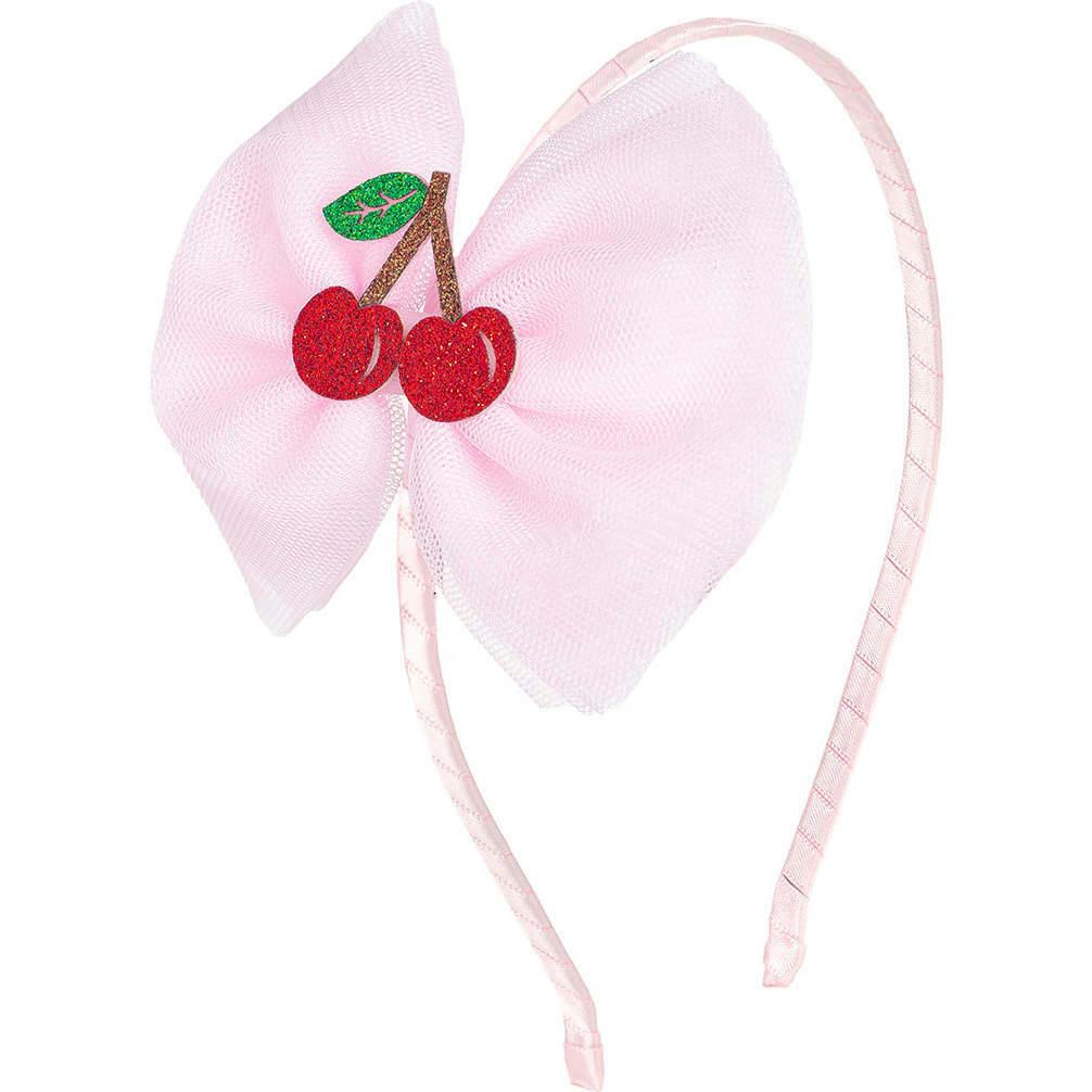 Cherry Tulle Bow Headband