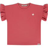 Daisy Ruffled Sleeve T-Shirt