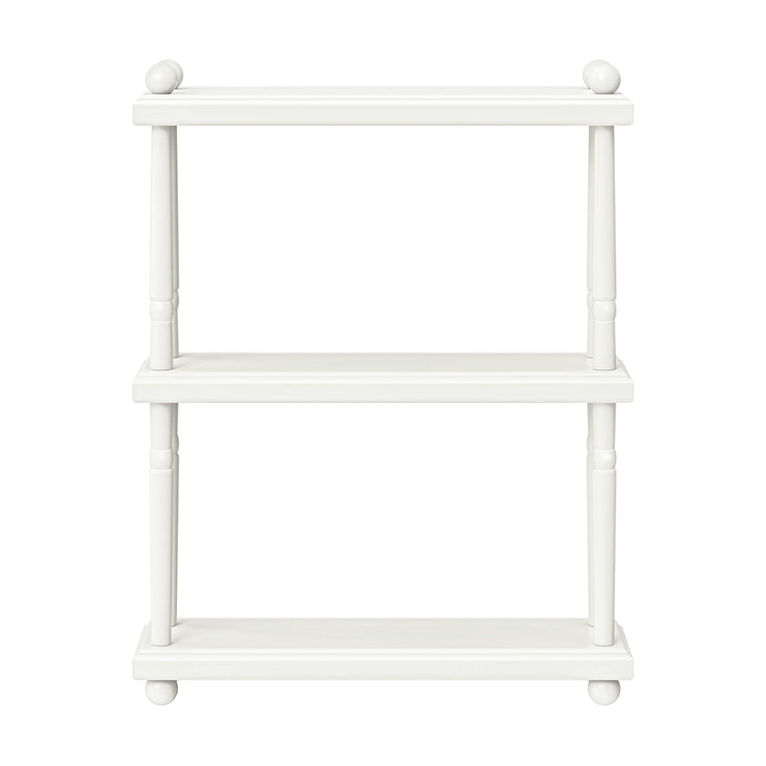 Liberty Tiered Wall Shelf in Warm White