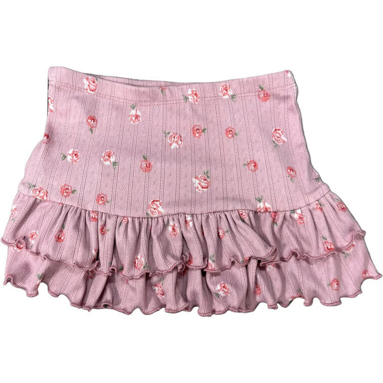 Girls Ruffle Skirt, Florals