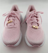 Gold Number Sneaker Charms