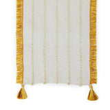 Gold Fringe Table Runner