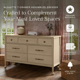 Alouette 7-Drawer Wide Assembled Dresser (56")