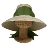 Wildflower Sun Hat (PreOrder Shipping June 15th) - Olive Green Wide & Short Grosgrain Ribbon