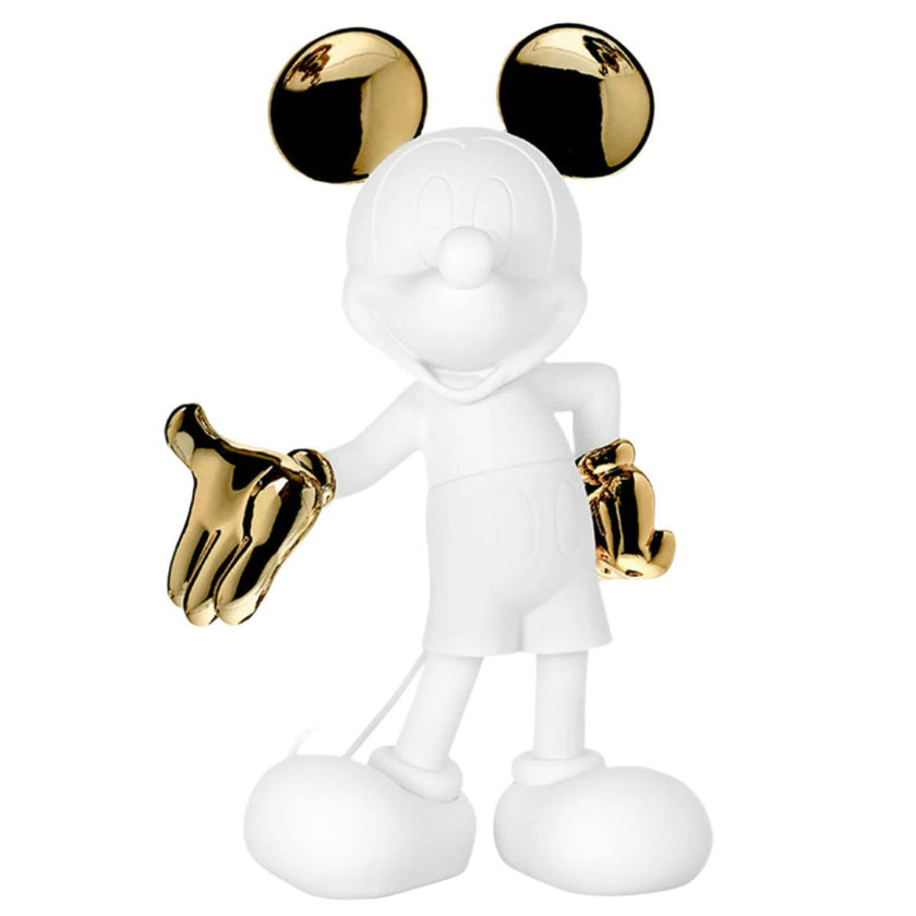 Mickey Mouse WELCOME White & Gold 24in