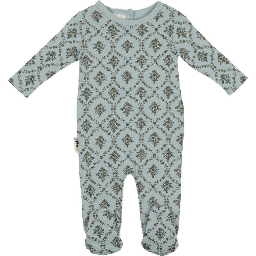 Vintage Victorian Long Sleeve Footie