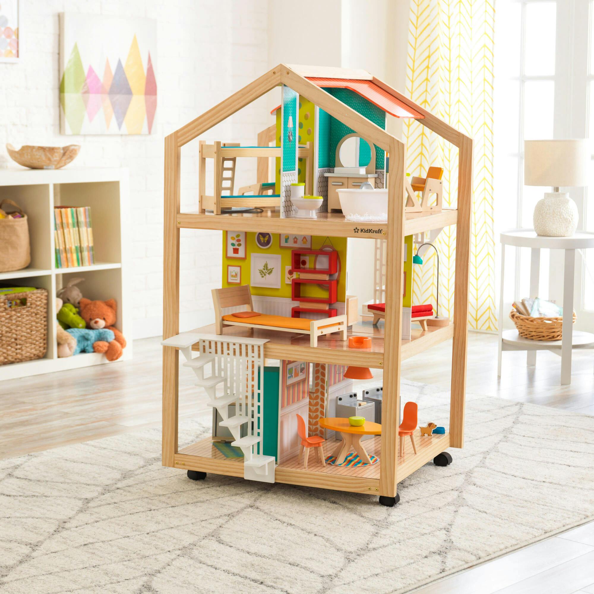 So Stylish Mansion Dollhouse with EZ Kraft Assembly™