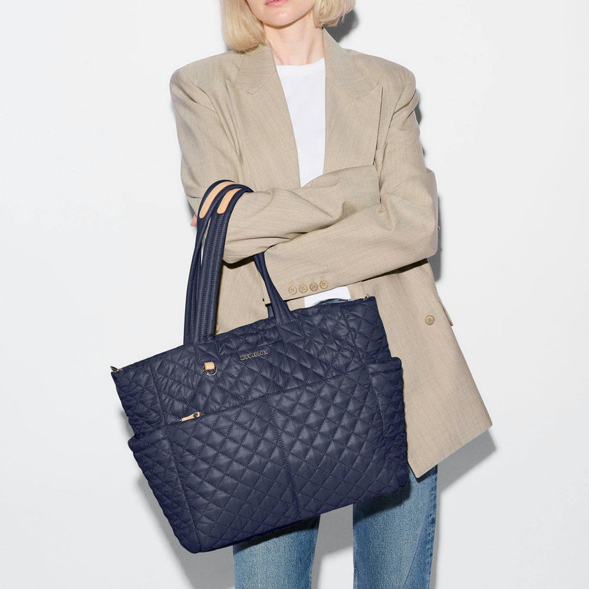 Navy Metro Diaper Tote