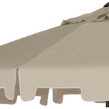 UV-Resistant Zimmerman 9' Crank Push-Button Tilt Umbrella