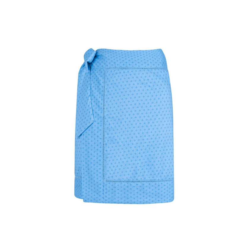 women's le marin blue short pareo
