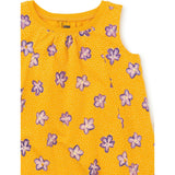 Trapeze Sleeveless A-Line Dress, Purple