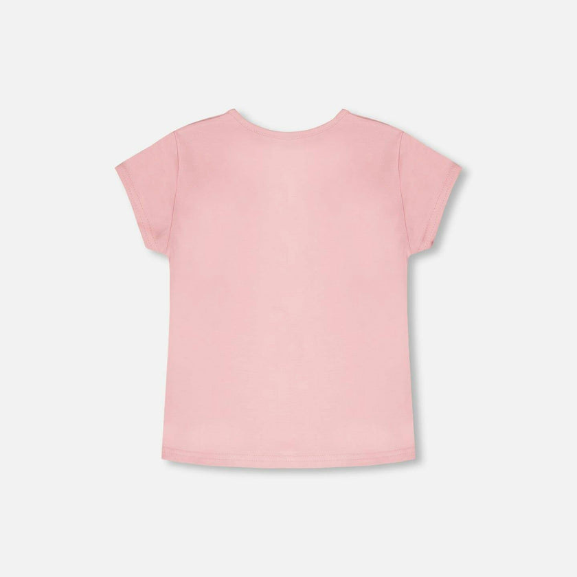 Organic Cotton Jersey T-Shirt Dusty Pink