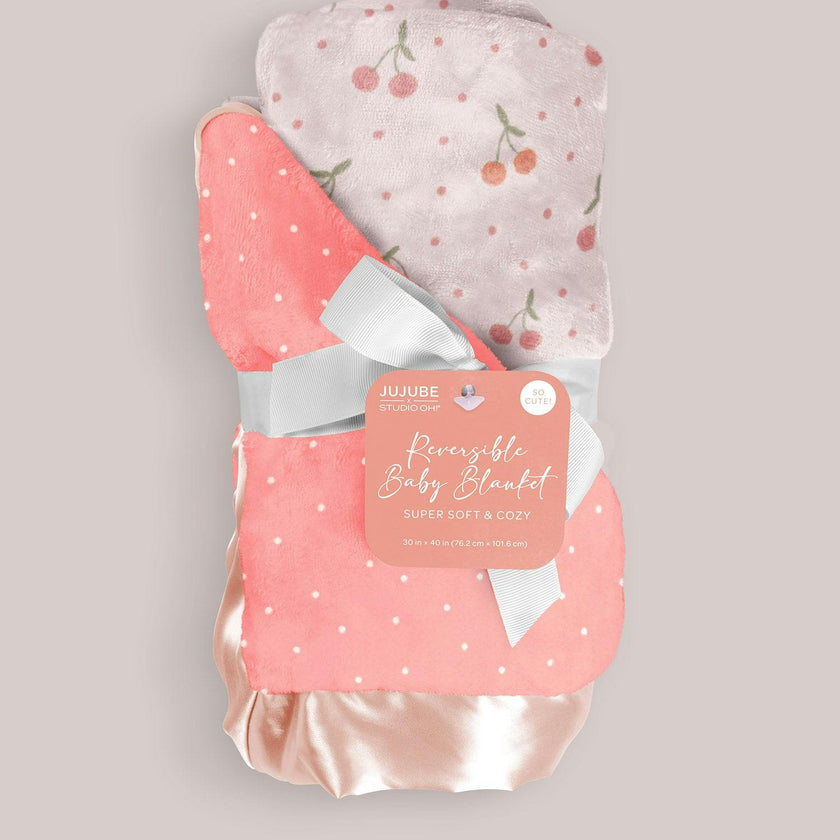JuJuBe × Studio Oh! Printed Reversible Baby Blankets