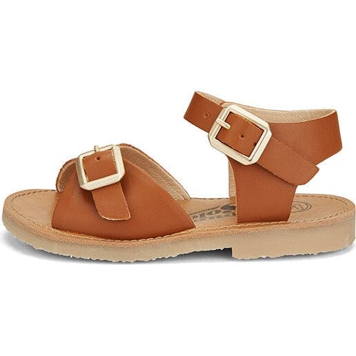 Sonny Synthetic Vegan Leather Sandal, Brown