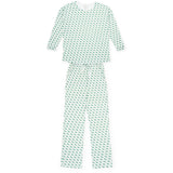 Audrey Women's Longsleeve Top Pant Set - Woodland Deer