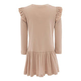 Pink Blush Modal Ruffle Dress