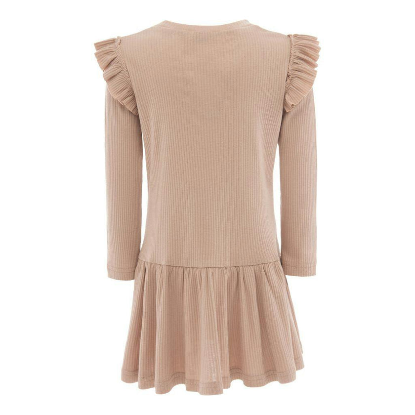 Pink Blush Modal Ruffle Dress
