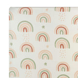 Parker Rainbow Cotton Fitted Crib Sheet