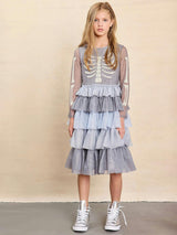 Skeleton Princess Dress For Girls