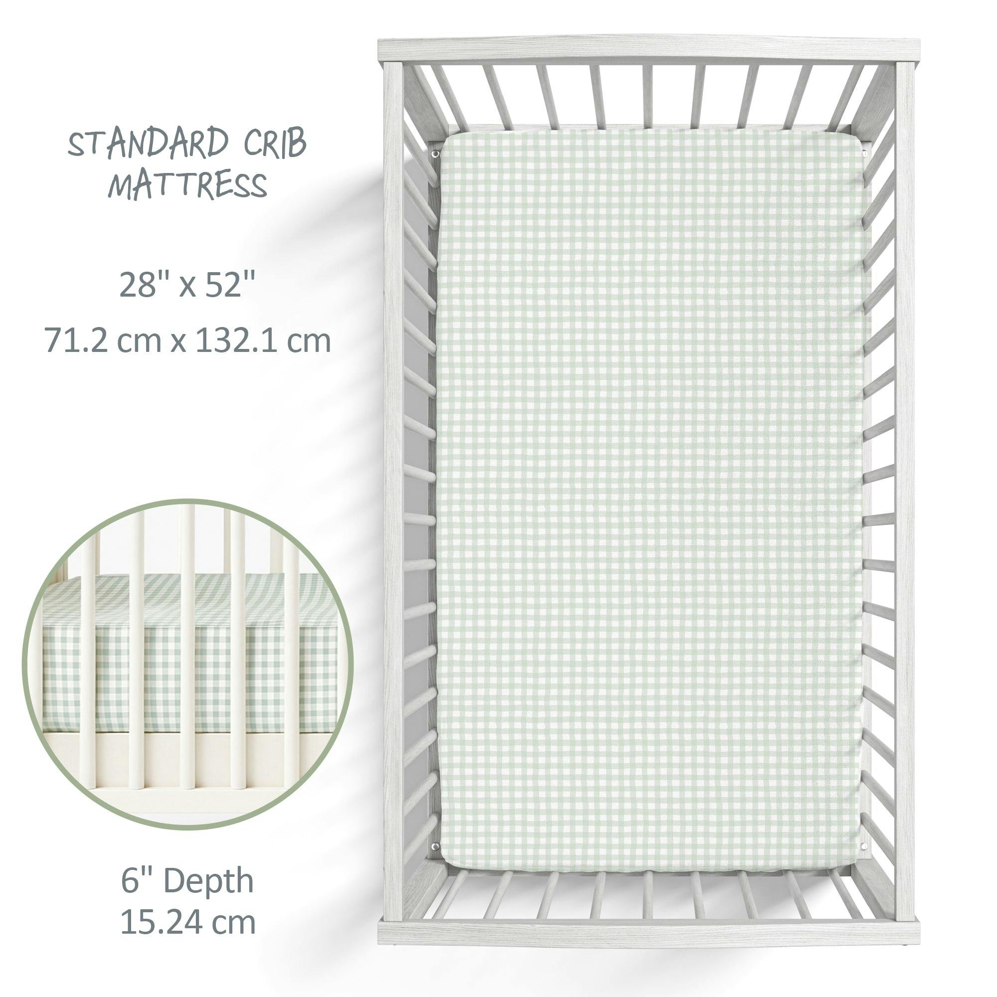 FRANKIE Fitted Crib Sheet
