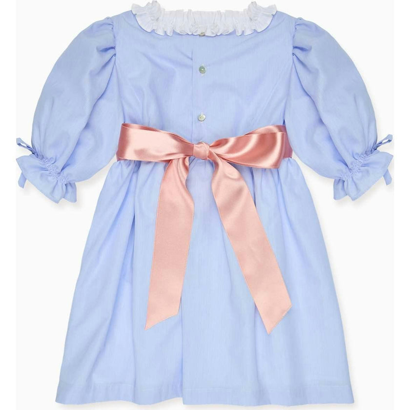 Nicky Hilton x La Coqueta Blue Stripe Milou Girl Dress