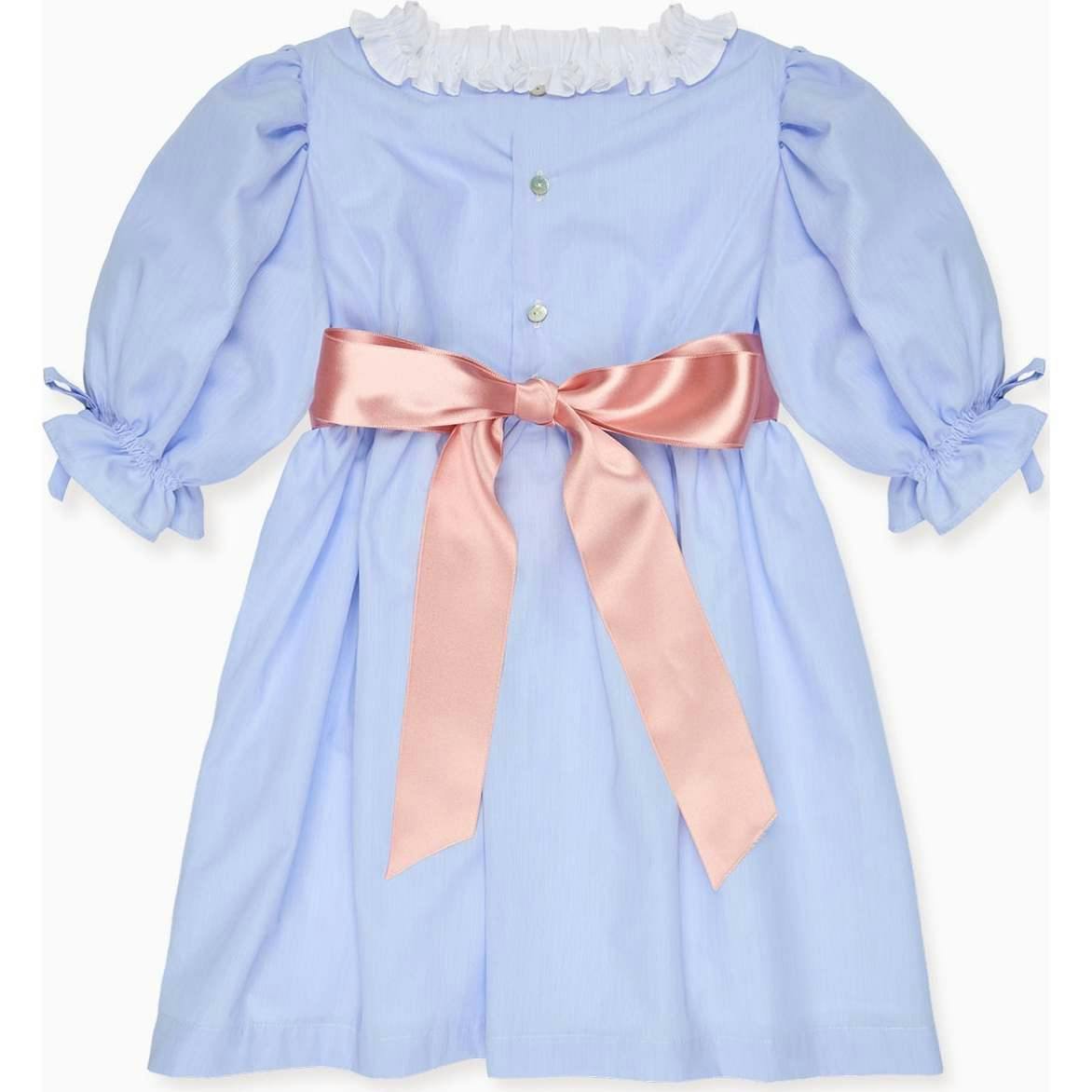 Nicky Hilton x La Coqueta Blue Stripe Milou Girl Dress