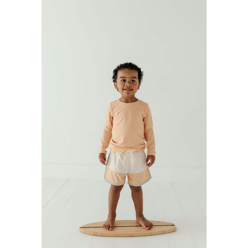 Boy's Colorblock Swim Shorts