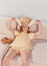 Seersucker Girl Frill Shorts