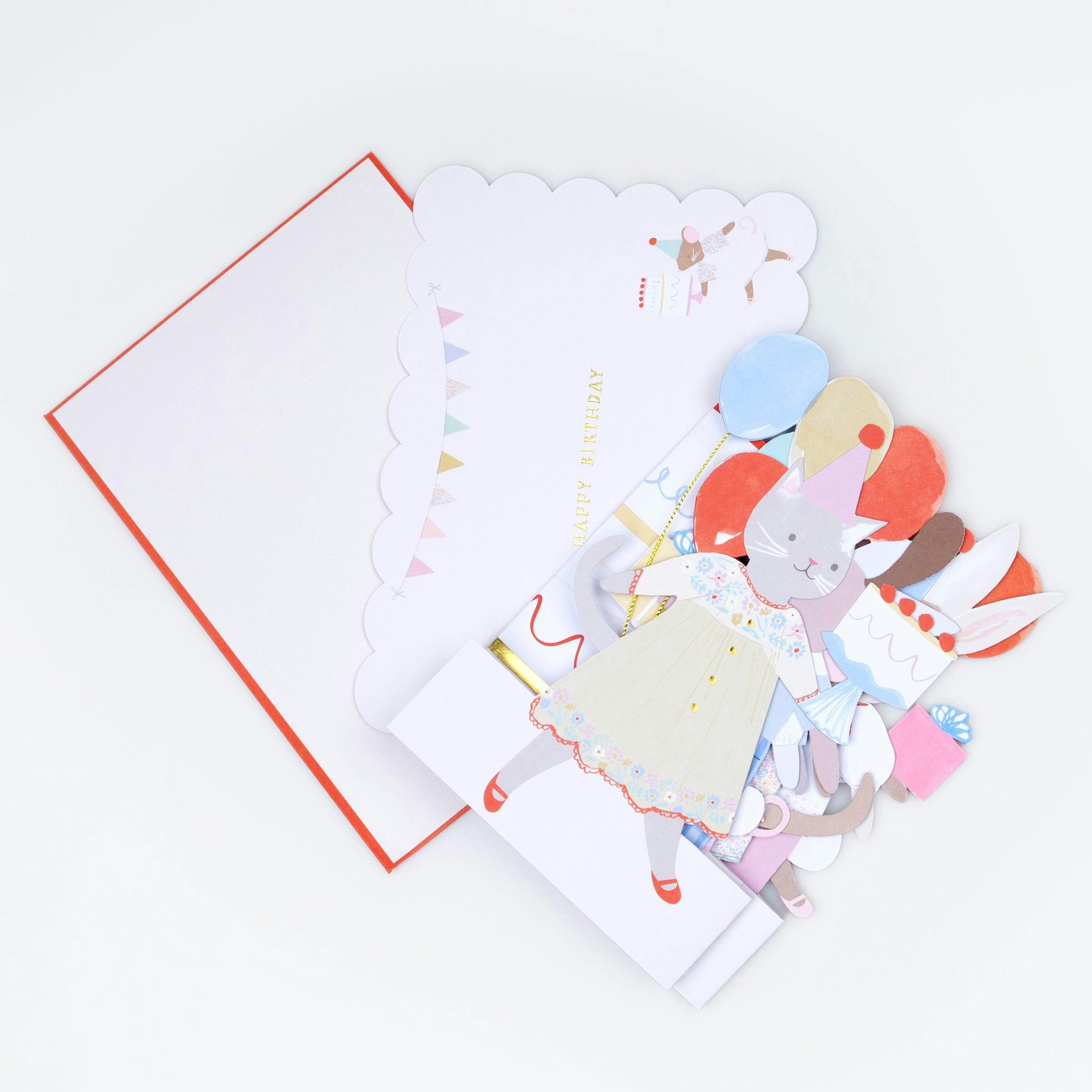 Animal Friends Birthday Card