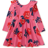 Ruffle Shoulder Ballet Dress
