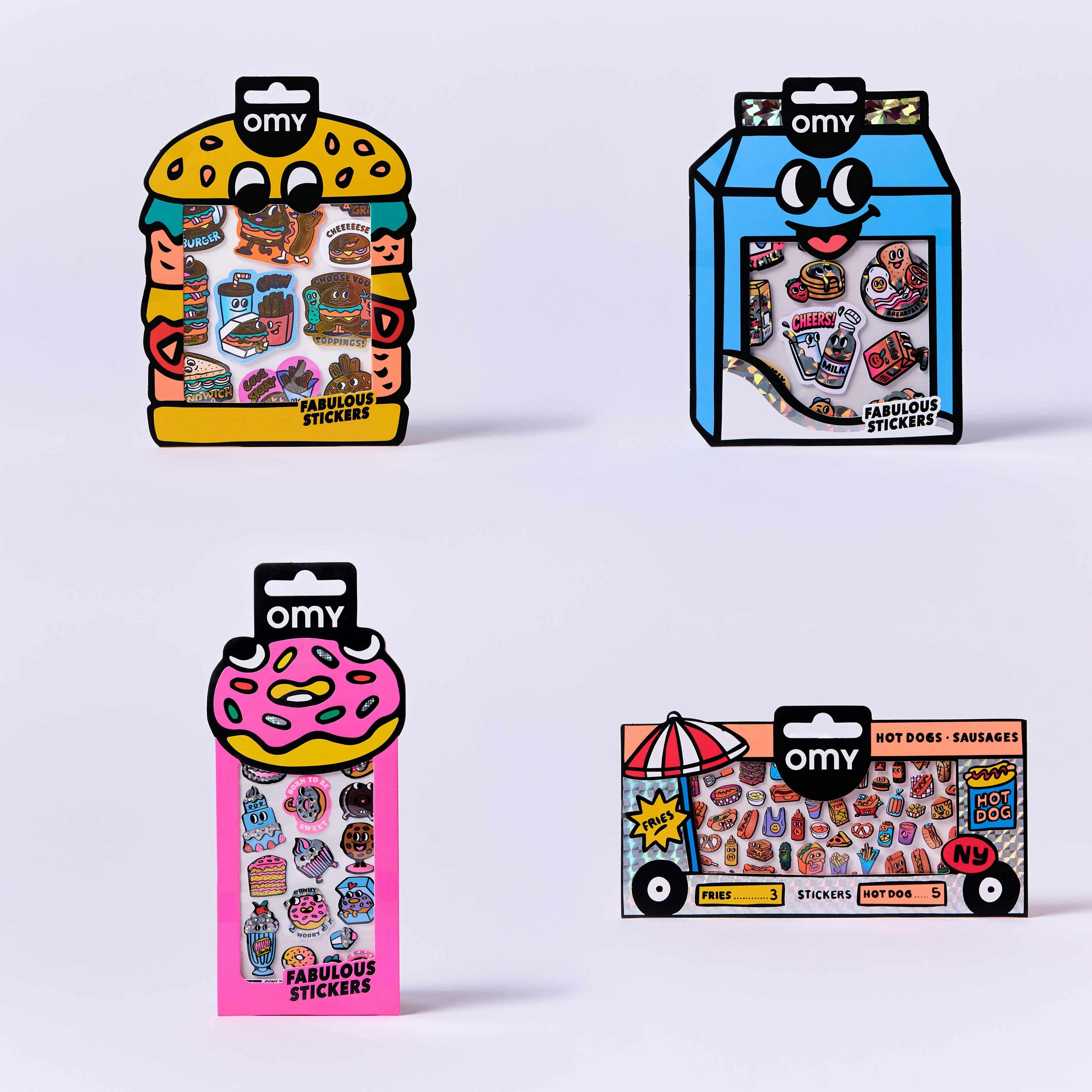 American Goodies - Bundle Of 4 Stickers
