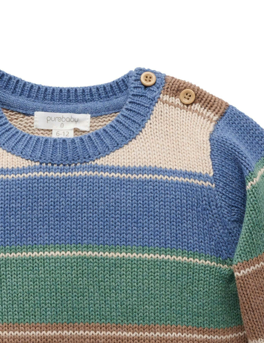 Forest Striped Jumper Forest Stripe