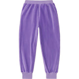 Velour Weekend Jogger in Violet
