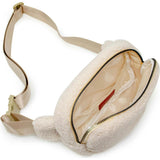 Fuzzy Belt Bag with Heart for Kids