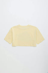 VINTAGE FLOWERS CROP TOP VANILLA