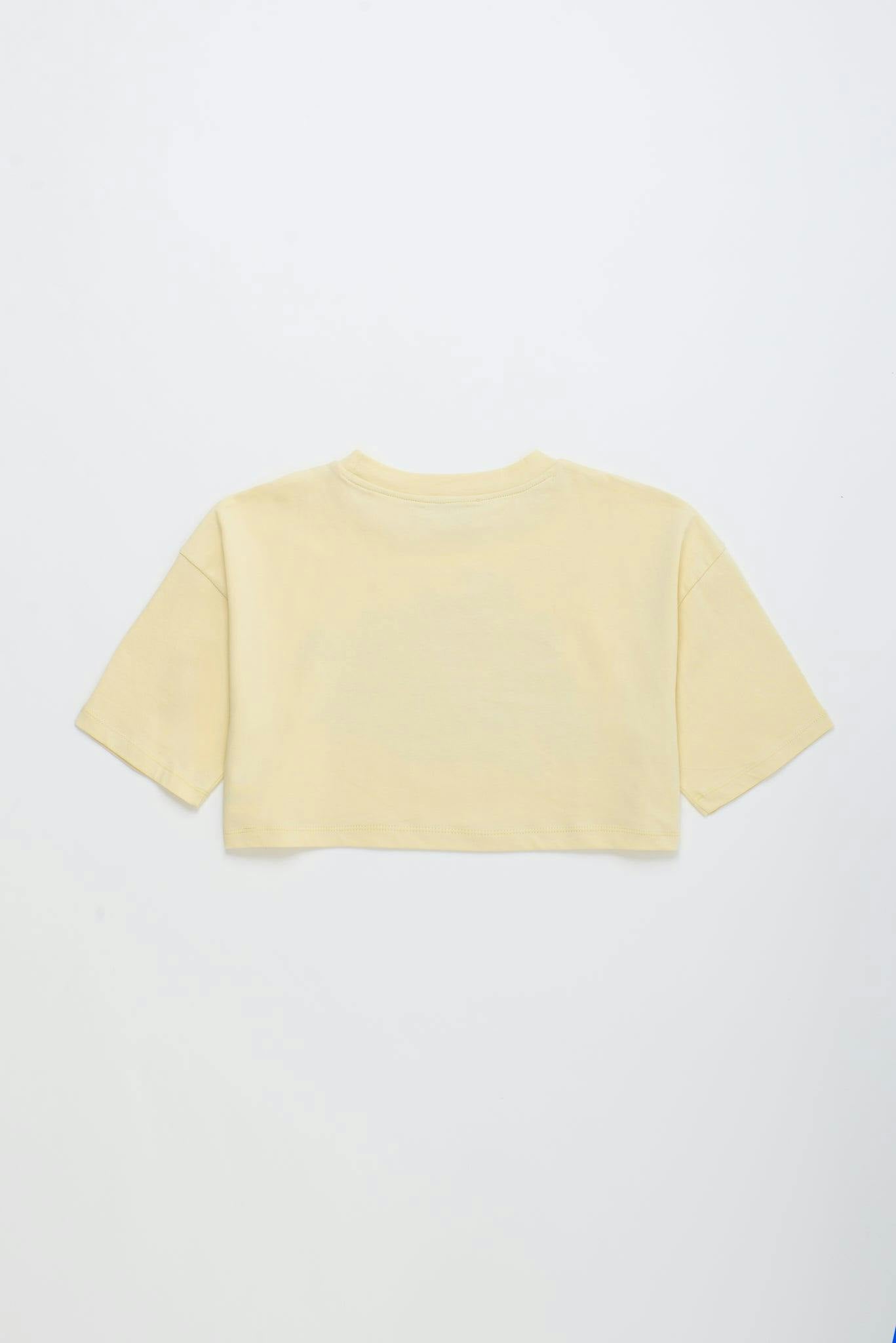 VINTAGE FLOWERS CROP TOP VANILLA