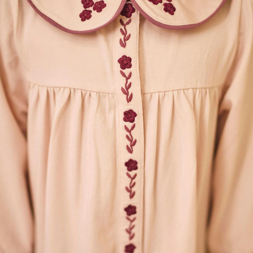 Collier Dress in Blushing Pink