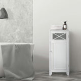 Dawson Wooden Floor Cabinet with Cross Molding