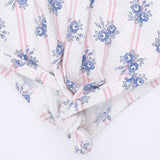 Stripe Dot Roses - Knotted Gown and Headband