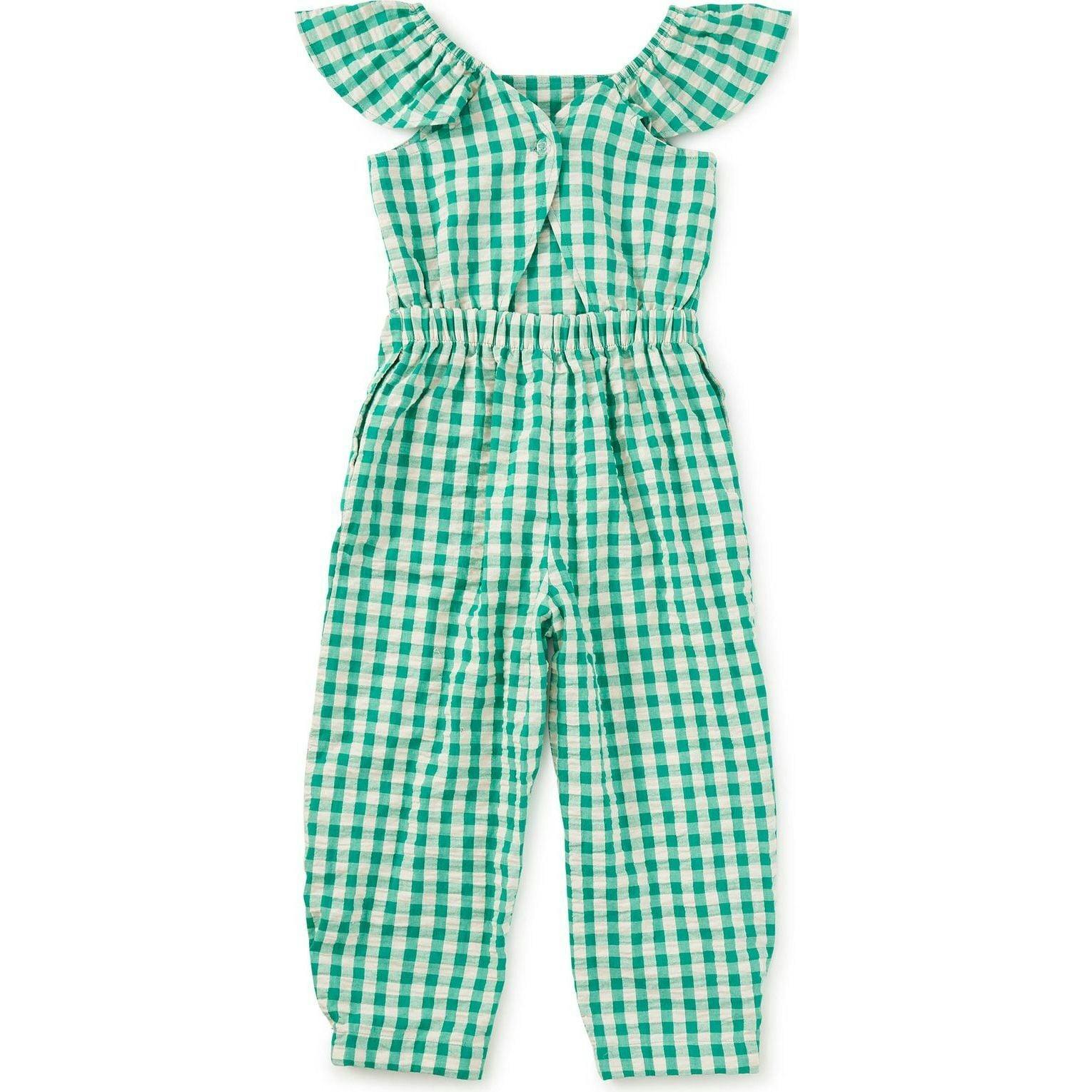 Flutter Strap Jumpsuit, Green