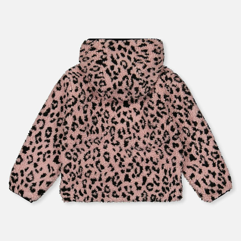 Reversible Mid-Season Jacket Pink And Black