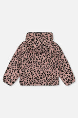 Reversible Mid-Season Jacket Pink And Black
