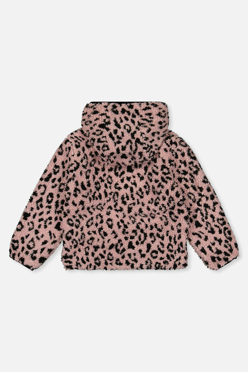 Reversible Mid-Season Jacket Pink And Black