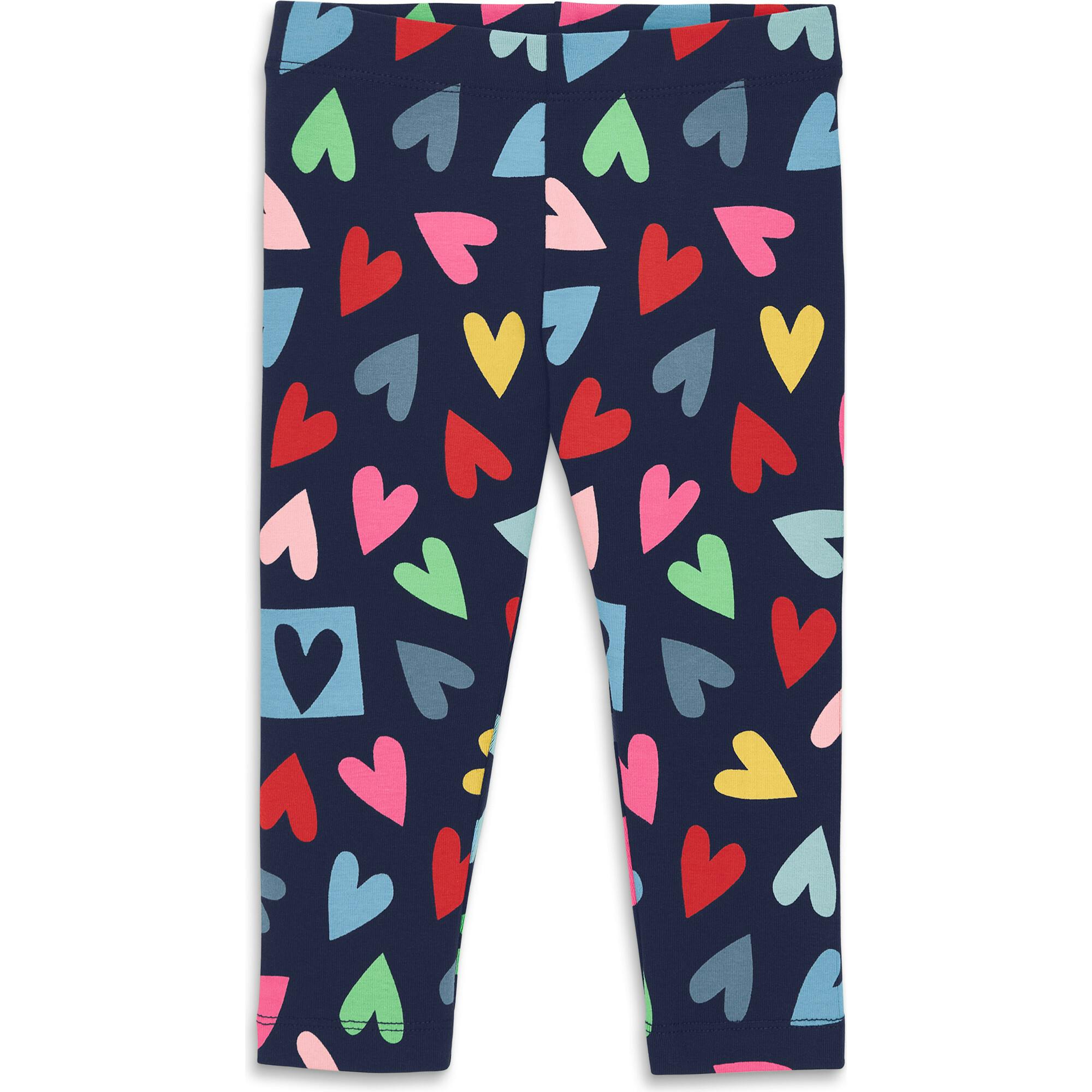 Baby legging in rainbow candy hearts
