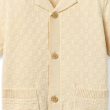 The Collared Sweater Shirt, Khaki