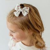 Coquette Rose Tulle Bow Clip Set