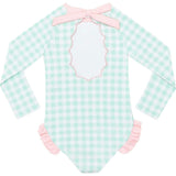 Reese Rashguard in Harbour Breeze Gingham