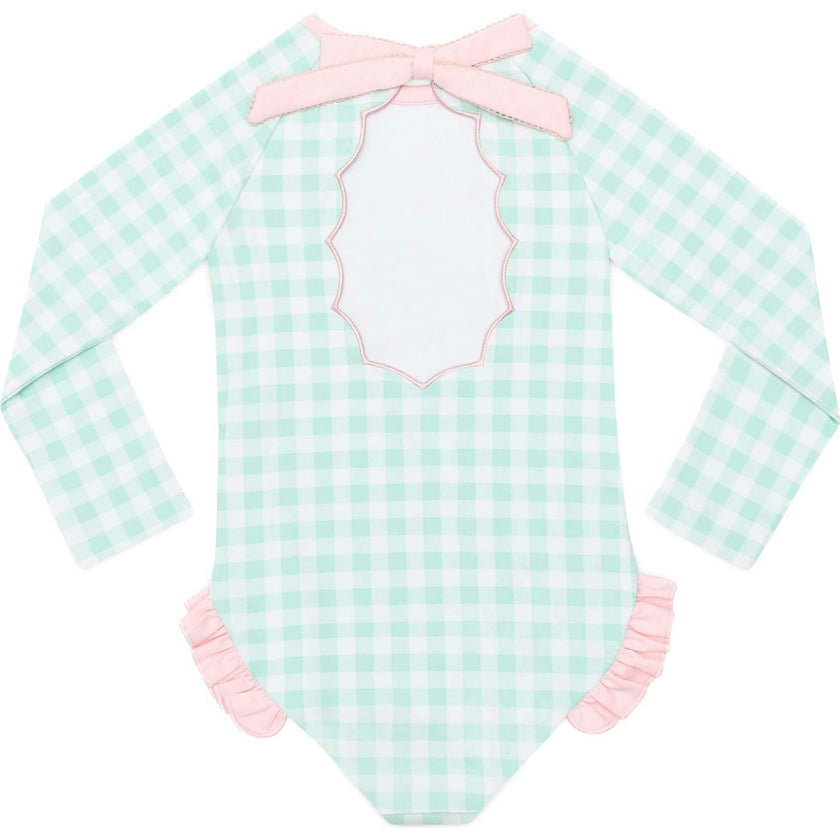 Reese Rashguard in Harbour Breeze Gingham