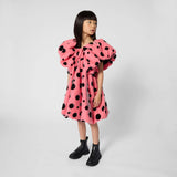 Pink Polka-Dot Occasion Dress